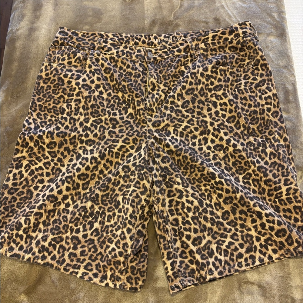 Leopard Print American Eagle Shorts 20 BNWT